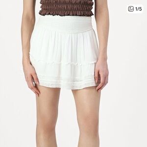 Hollister White Skort High Waisted